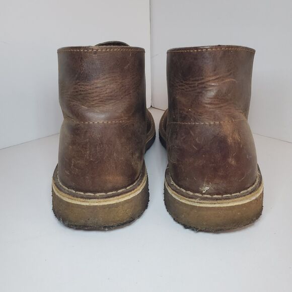 Clarks Men’s Desert Boots Leather Crepe Sole 8.5M Brown Chukka Shoes Classic main image 7